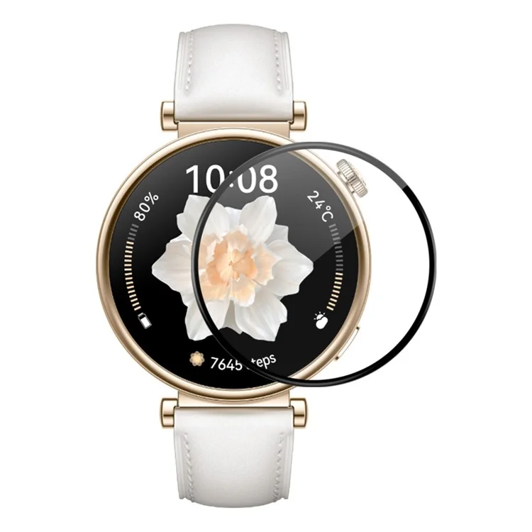 ENKAY HAT PRINCE Para Huawei Watch GT 4 41mm Protetor de Tela 3D Curvo Borda Suave + Filme de Cobertura Total PMMA