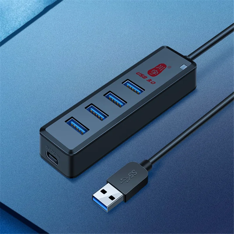 Kawau H302 60 cm Adaptador USB de Alta Velocidad 4 Usb3.0+estación de Acoplamiento de Puerto de Carga Tipo-c