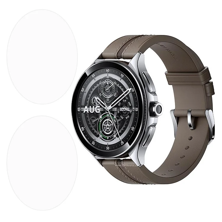 2 unidades para Protetor de tela Xiaomi Watch 2 Pro Vidro temperado Película de tela de relógio de borda 2.5D 