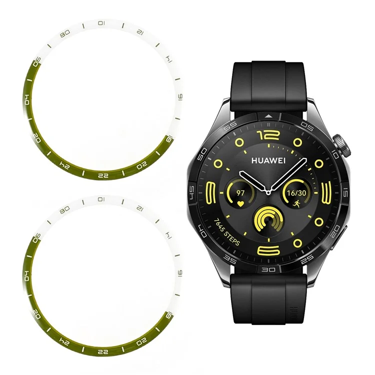 2 piezas / Paquete para Huawei Watch GT 4 46mm Protector de pantalla del reloj Película Ultra Clear PMMA - Verde
