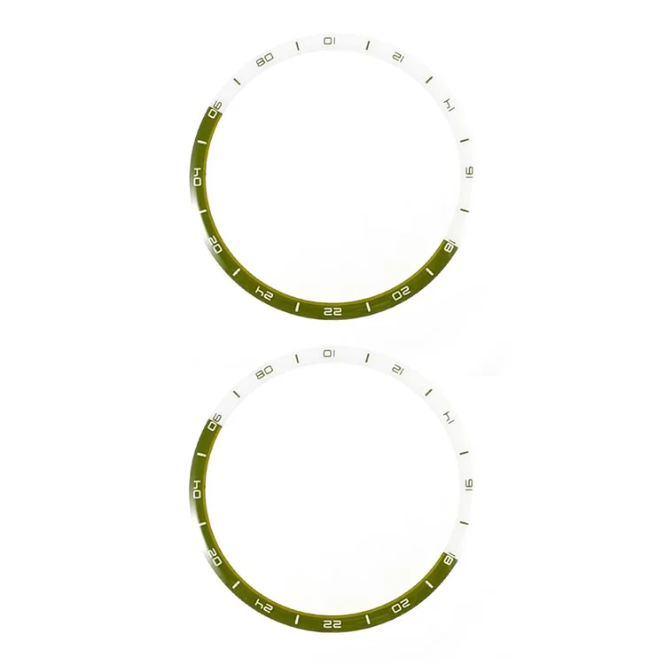 2 piezas / Paquete para Huawei Watch GT 4 46mm Protector de pantalla del reloj Película Ultra Clear PMMA - Verde