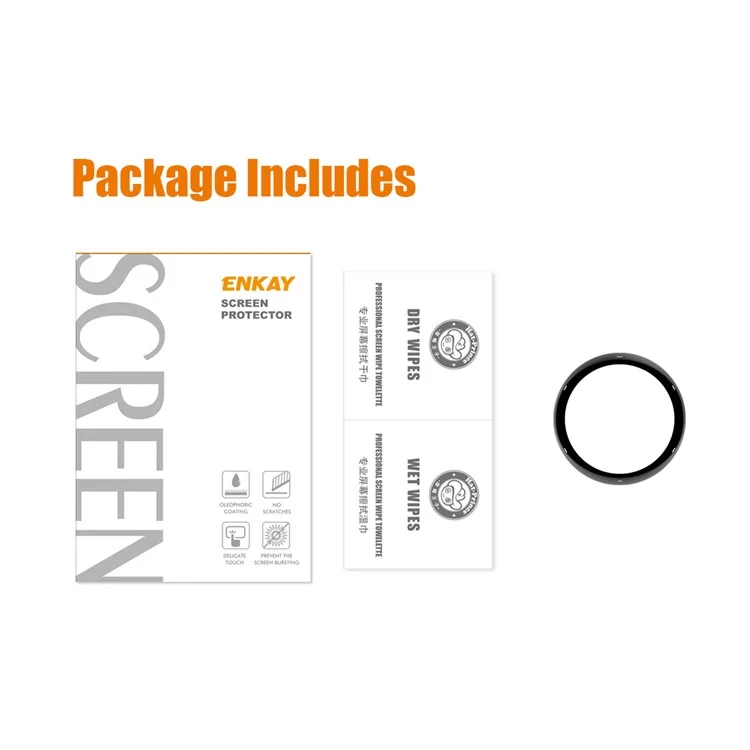 ENKAY HAT PRINCE For GarminActive 5 Screen Protector 3D Curved Soft PC Edge+PMMA Sensitive Touch Film
