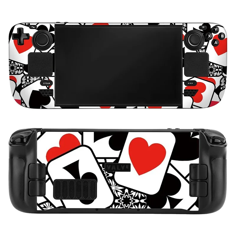 HIFYLUX ST-SF12 Protective Sticker for Steam Deck Anti-scratch PVC Decorative Sticker - Poker