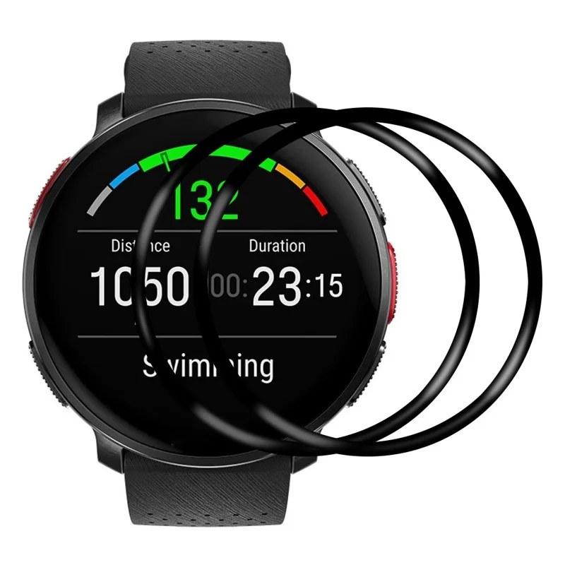 قطعتان / عبوة لواقي شاشة Polar Vantage V3 من مادة PMMA شفاف عالي لشاشة الساعة