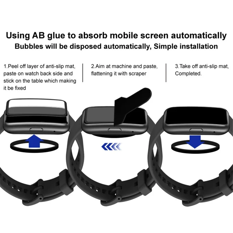 IMAK For Xiaomi Redmi Watch 4 Screen Protector Anti-Scratch PMMA Flexible Watch Film