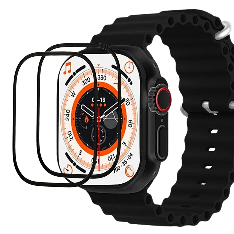 2 piezas / Paquete para T800 Ultra PMMA HD Clear Película protectora de pantalla de reloj
