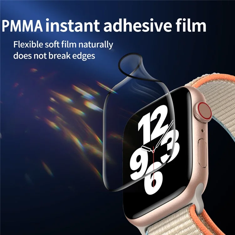 Per Apple Watch Series 9 / 8 / 7 41mm Alta Definizione PMMA Watch Full Screen Protector