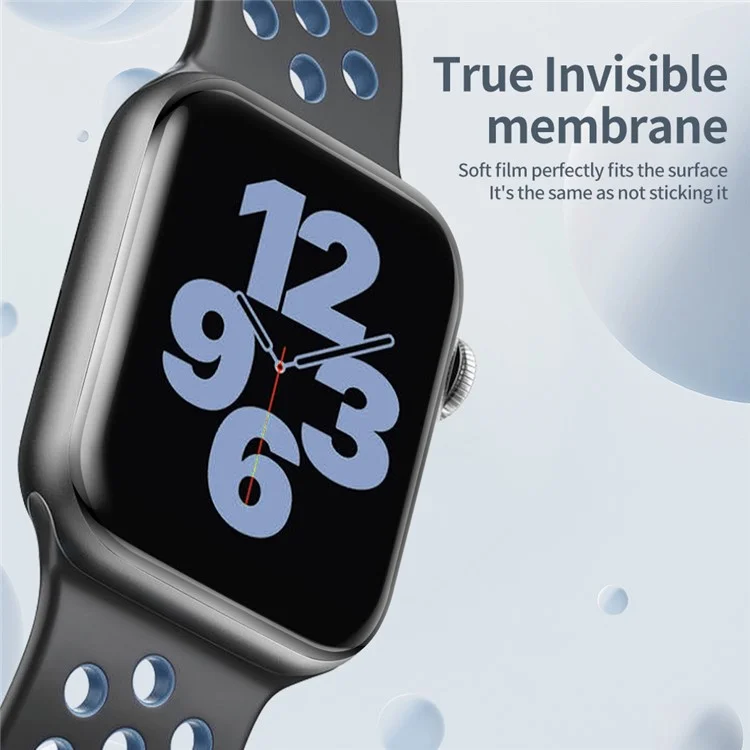 Per Apple Watch Series 9 / 8 / 7 41mm Alta Definizione PMMA Watch Full Screen Protector