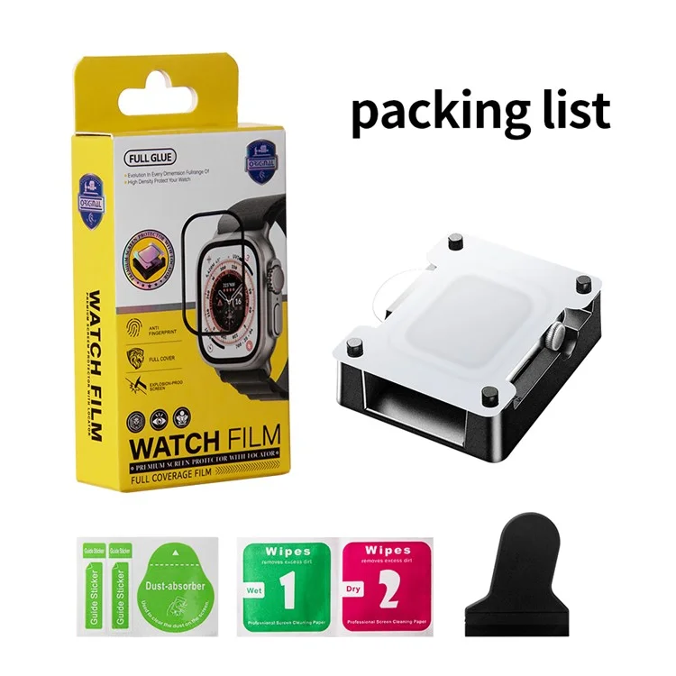 Para Apple Watch Ultra 2 / Ultra 49mm Protector de pantalla de película PMMA mate de cobertura completa