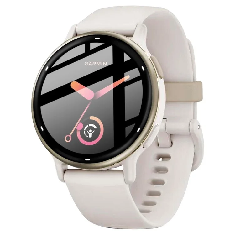 IMAK Pour Garmin vivoactive 5 Protecteur d'écran Transparent PMMA Film de montre Anti-rayures Bordure noire