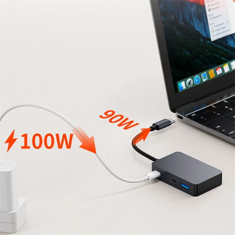 2316 Multi-Port Expander Type-C Hub to 3xUSB 3.0+PD 100W Fast Charging+USB-C