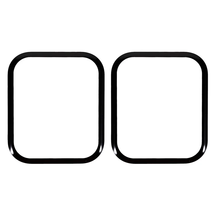 2 unidades / Paquete para Xinji C1 Pros Protector de pantalla PMMA sin burbujas HD Clear Watch Film (Borde negro)