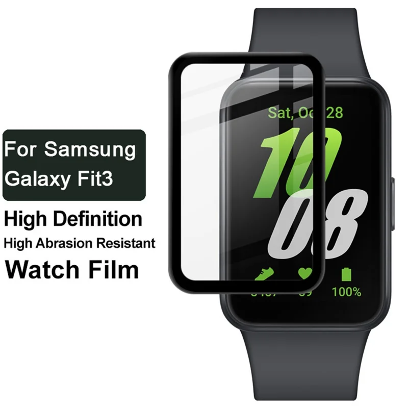 IMAK For Samsung Galaxy Fit3 PMMA Screen Protector Anti-Scratch Ultra Thin HD Clear Watch Film