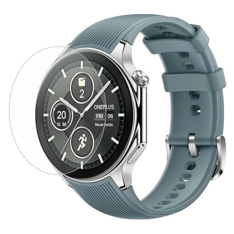 Para OnePlus Watch 2 HD Clear 0.3mm Protector de pantalla de vidrio templado Película antirayadura