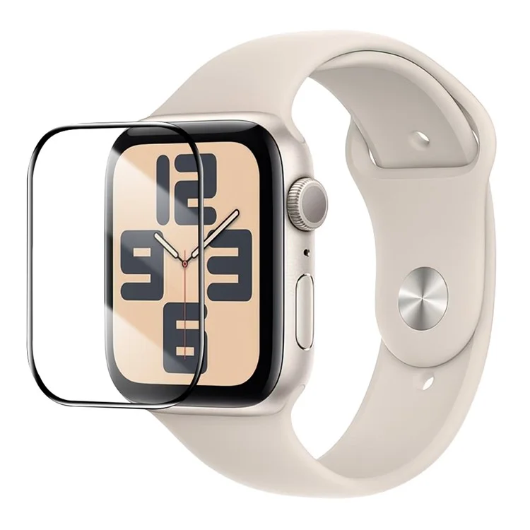 BASEUS Pour Apple Watch Protecteur d'écran Couverture complète Pellicule d'écran incurvée - Pour Apple Watch Series 9 / 8 / 7 41mm