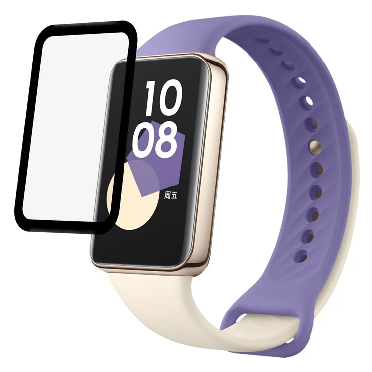 For Honor Band 9 Screen Protector Black Edges PMMA Watch Screen Film