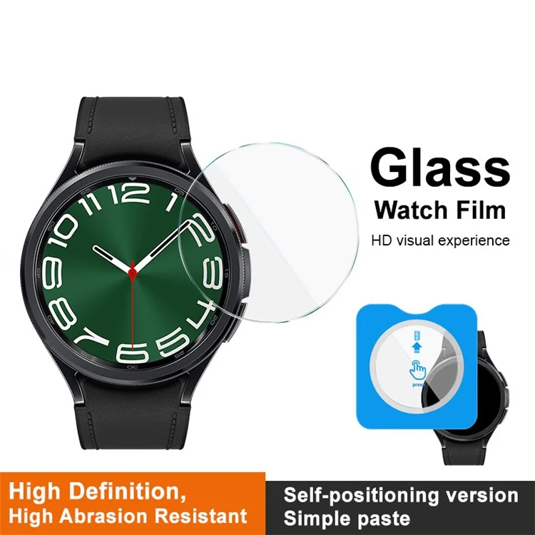 IMAK For Samsung Galaxy Watch6 Classic 47mm / Watch Ultra 47mm Screen Protector Clear Tempered Glass Film with Alignment Kit
