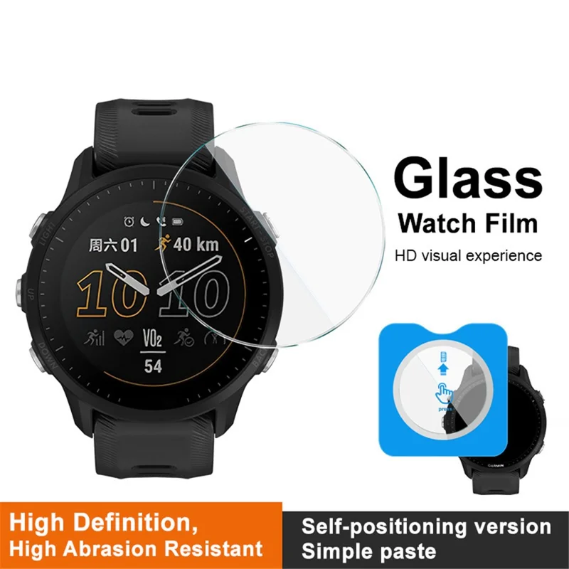 IMAK For Garmin Forerunner 955 Tempered Glass Screen Protector Protective Film with Alignment Kit