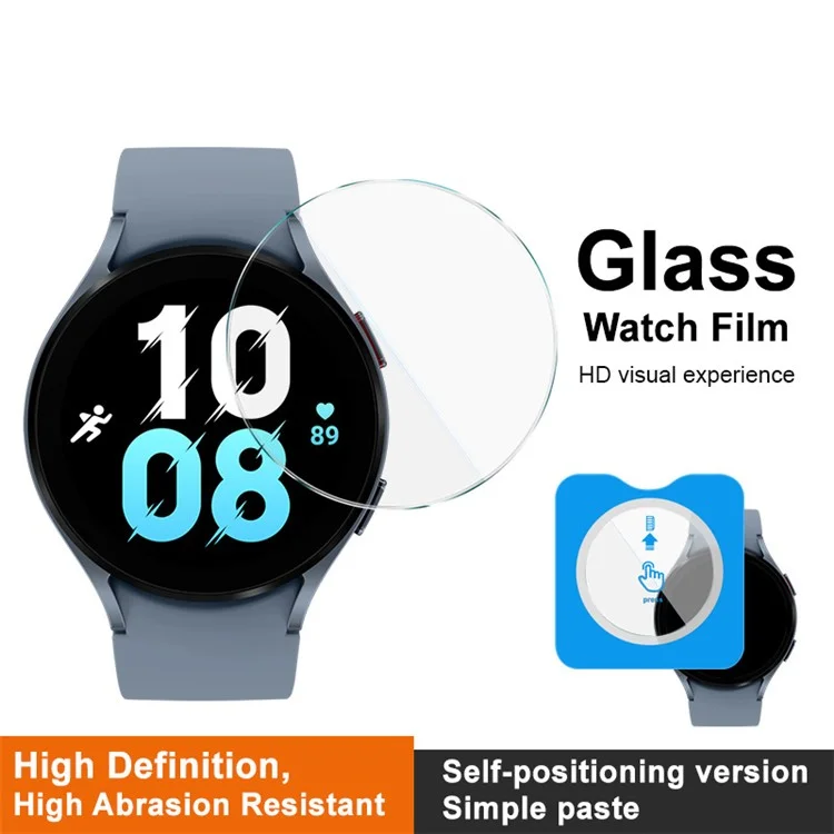 IMAK For Samsung Galaxy Watch 5 44mm Clear Screen Protector with Alignment Kit Tempered Glass Film