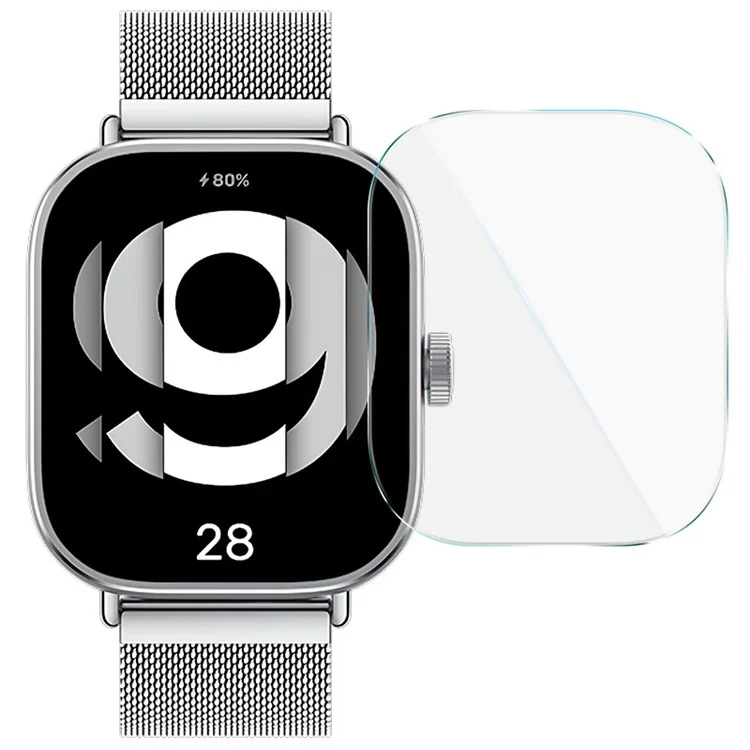 IMAK per Xiaomi Redmi Watch 4 Protezione dello schermo Facile installazione Orologio a prova di esplosione Pellicola in vetro temperato