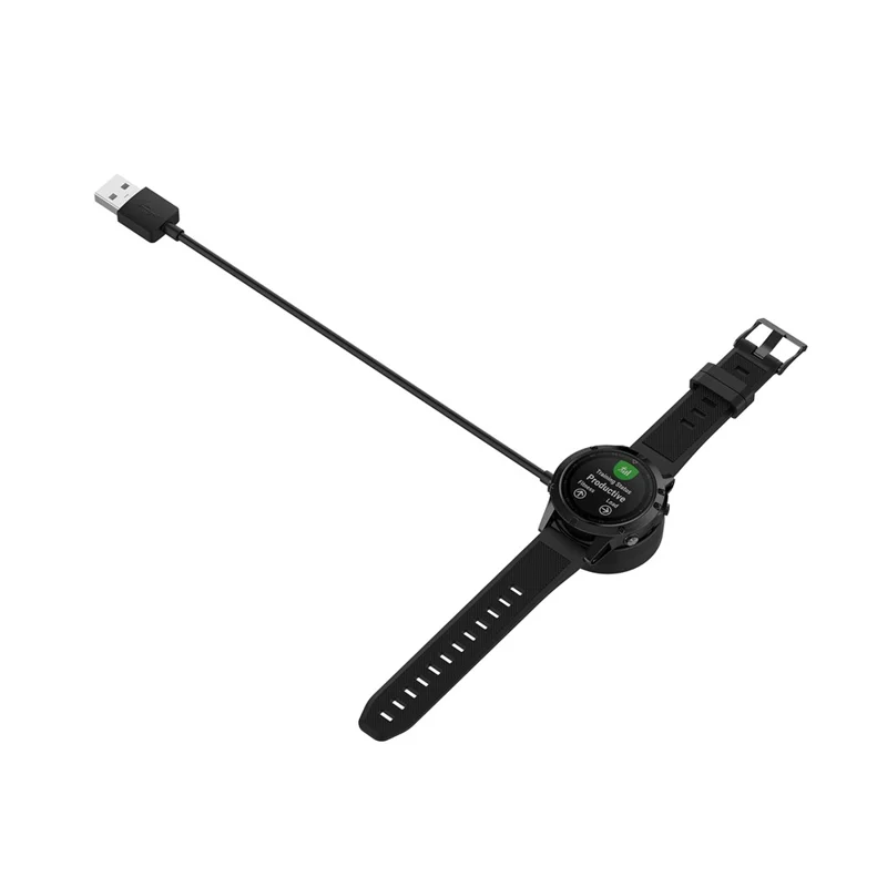 1.0M USB Charging Cable Dock Holder Stand for Garmin Fenix 7/Fenix 7S/Fenix 7X/Fenix 5/5S/5X/6/6S/6X