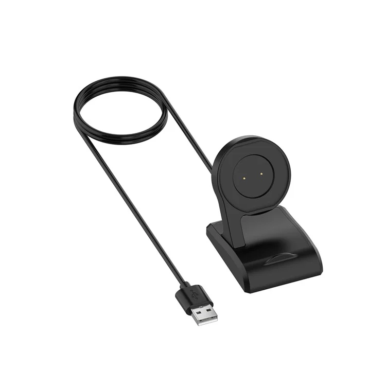 1m USB Charging Cable Magnetic Desktop Charger for Amazfit T-Rex A1918/GTR 42mm/GTR 47mm/GTS