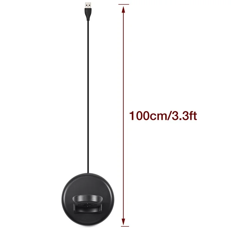 Round Base Charger Stand Charging Cradle Dock Holder with 1M USB Cable for Misfit Vapor 2/Fossil Gen 5/4