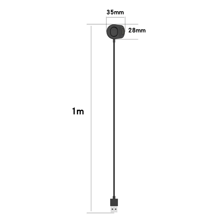 Cavo di ricarica USB magnetico per la sincronizzazione dei dati, 100 cm, per Suunto 7 Smart Watch