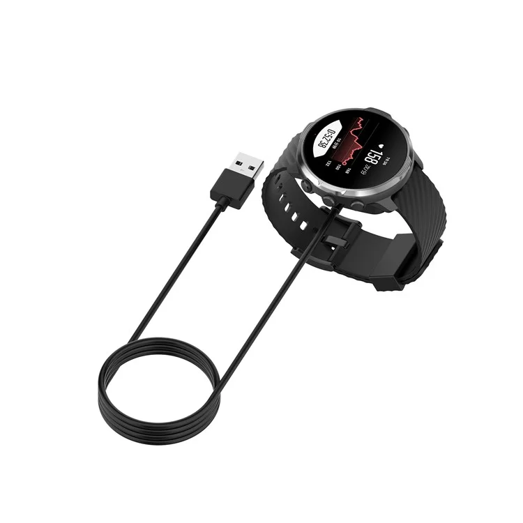 Cavo di ricarica USB magnetico per la sincronizzazione dei dati, 100 cm, per Suunto 7 Smart Watch