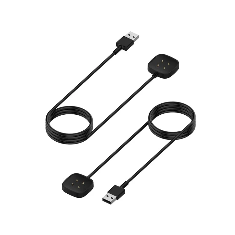 Smart Watch Charger Replacement for Fitbit Ace LTE / Versa 3 / Versa 4 / Sense / Sense 2 Charging Cradle Dock (1m) (With Chip Overshoot Protection)