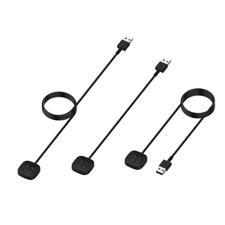 Smart Watch Charger Replacement for Fitbit Ace LTE / Versa 3 / Versa 4 / Sense / Sense 2 Charging Cradle Dock (1m) (With Chip Overshoot Protection)