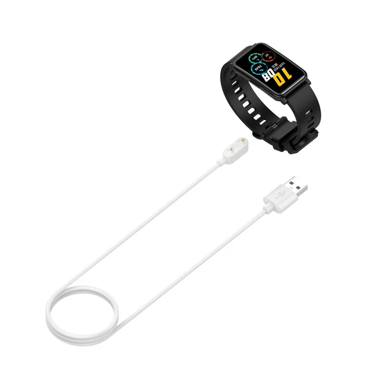 1m Magnetic USB Ladedockkabel Für Huawei Uhr Fit 2/kinder Uhr 4x/uhr 4 Pro/Watch Fit/Band 7/Honor Watch ES/Honor Band 6 - Weiß