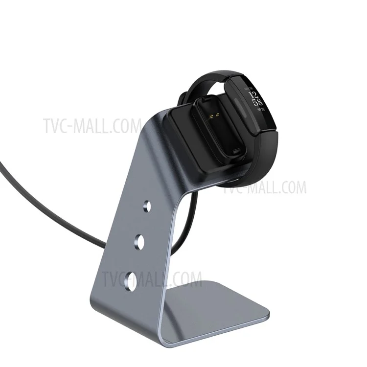 Ladekrads-Dockingstation mit 1,5 m USB-Kabel für Fitbit Inspire 2/Ace3 - Grau