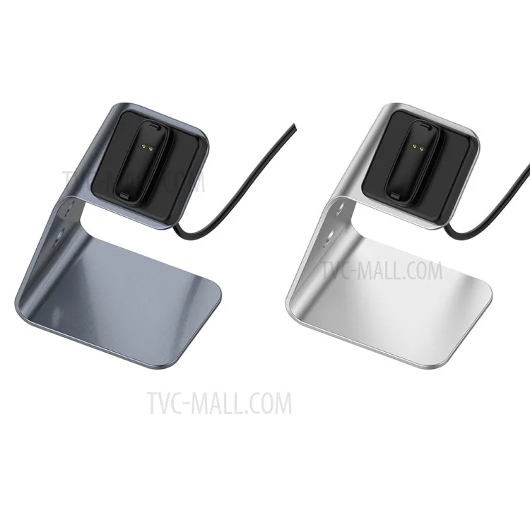 Ladekrads-Dockingstation mit 1,5 m USB-Kabel für Fitbit Inspire 2/Ace3 - Grau