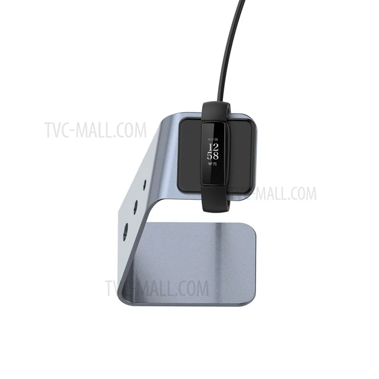 Ladekrads-Dockingstation mit 1,5 m USB-Kabel für Fitbit Inspire 2/Ace3 - Grau
