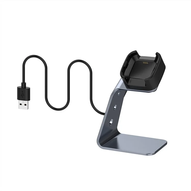 Charging Dock Station Base Cradle with 1.5M USB Cable for Fitbit Versa 2/Versa 2 SE - Grey