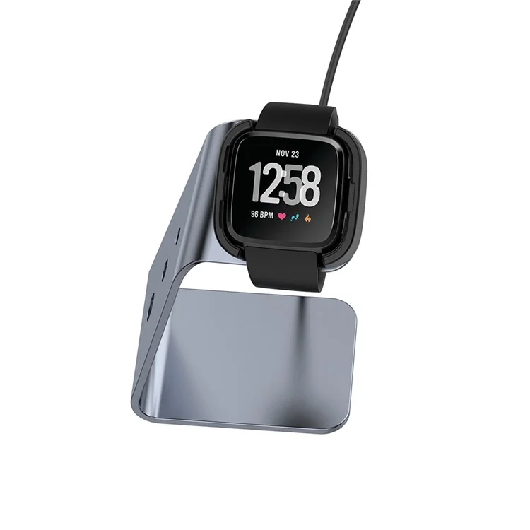 Charging Dock Station Base Cradle with 1.5M USB Cable for Fitbit Versa 2/Versa 2 SE - Grey