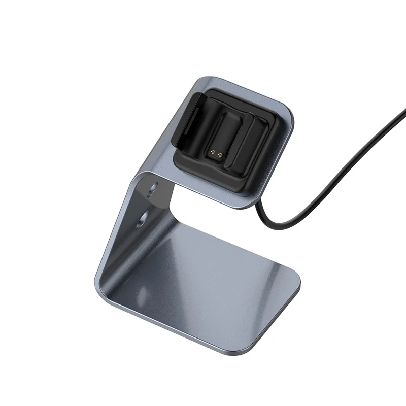 Charger Stand Charging Cable Dock Station Base Cradle with 1.5M USB Cable for Fitbit Charge 4/3/3 SE - Grey