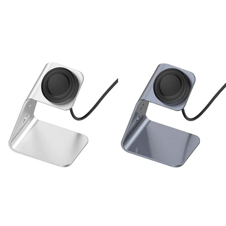 Aluminium Alliam USB Charging Dock Bracket Charging Stand Pour Samsung Galaxy Watch 46mm / s3 Series / s2 Series Smart Watch - Argent