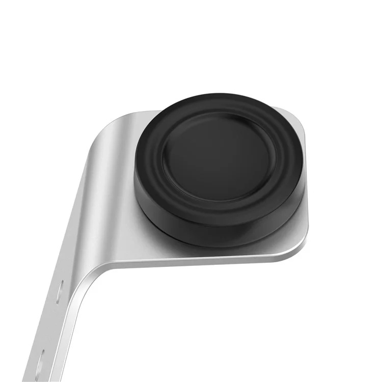 Aluminium Alliam USB Charging Dock Bracket Charging Stand Pour Samsung Galaxy Watch 46mm / s3 Series / s2 Series Smart Watch - Argent