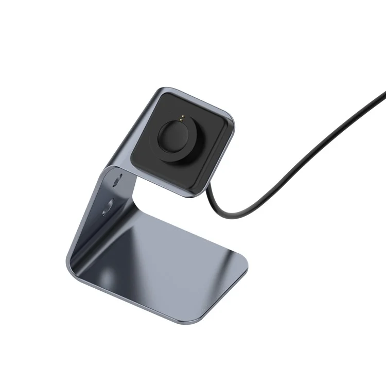 Smartwatch Aluminum Aluman Charging Stand Desktop Mount Com Cabo de 1,5m Para Fóssil Gen5/Gen 4 - Cinza