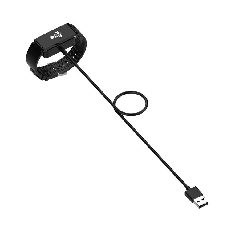 1.0M USB Charging Cable Magnetic Smart Watch Charger for Withings Pulse Hr - Black