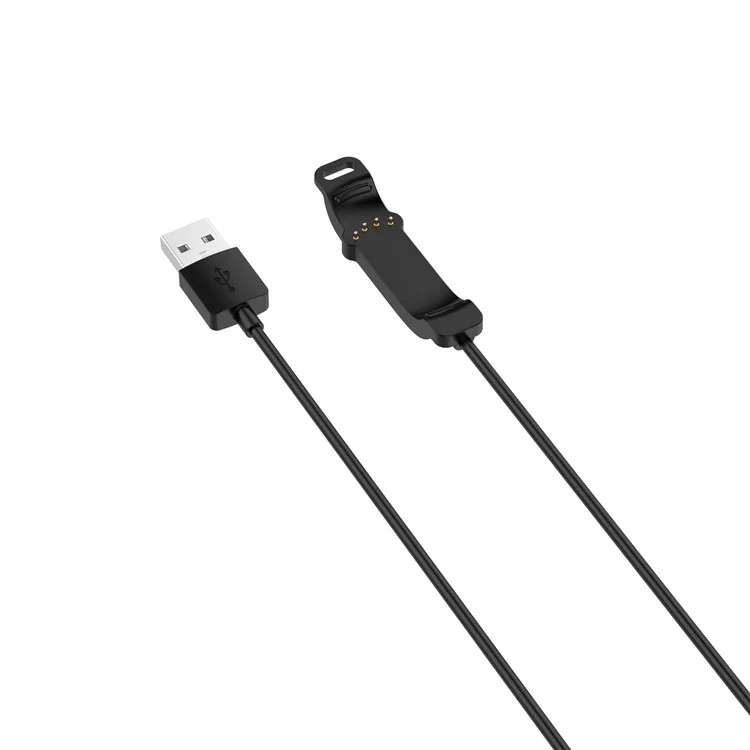 Cable de Carga USB de 1.0m Sin Cargador de Reloj Inteligente Magnet Para Polar Unite - Negro