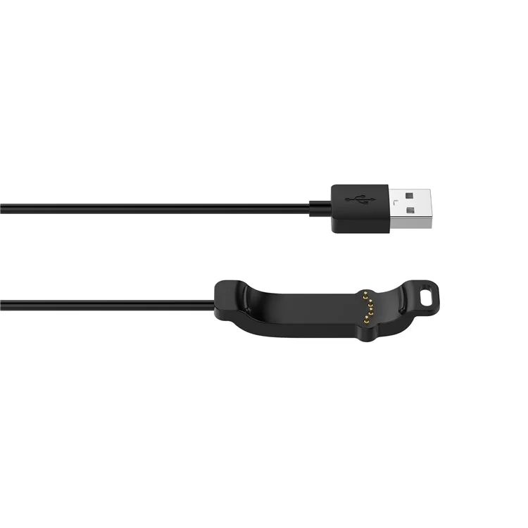 Cable de Carga USB de 1.0m Sin Cargador de Reloj Inteligente Magnet Para Polar Unite - Negro