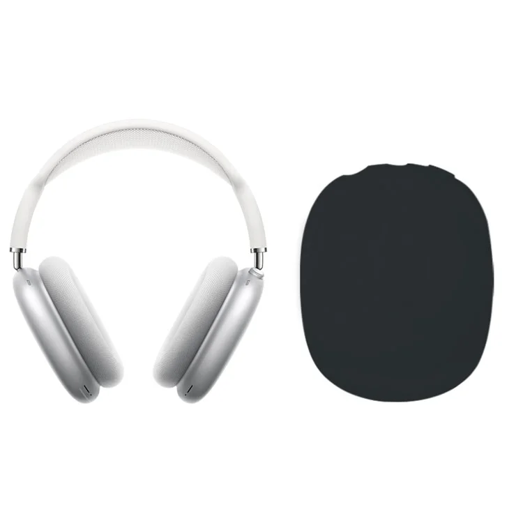 Skin-Touch Silicone Protective Case for AirPods Max with USB-C / Max Cover - Black