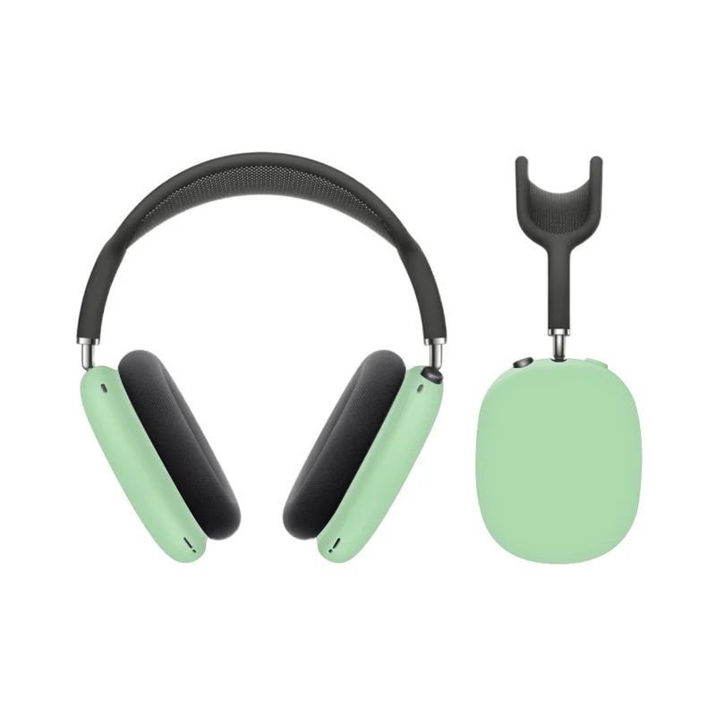 Skin-Touch Silicone Protective Case for AirPods Max with USB-C / Max Cover - Green