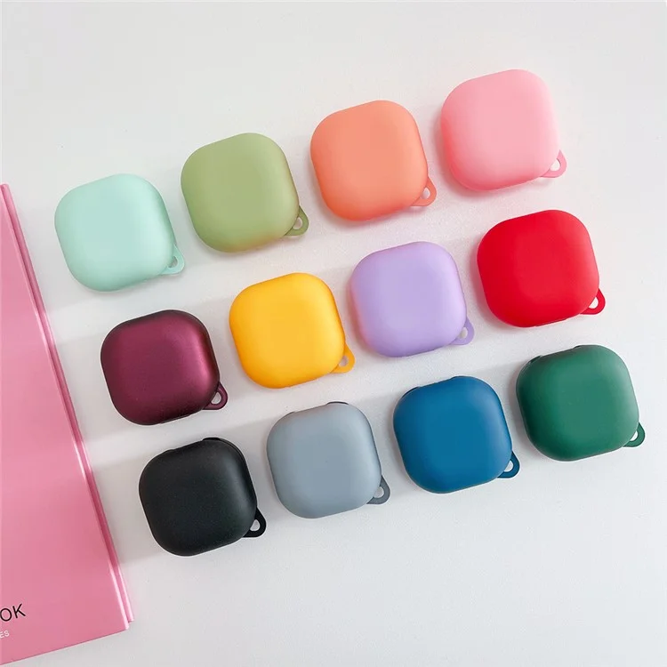 Camshondea de Auriculares Candy Color Protective Shell Para Samsung Galaxy Buds Live / Buds Pro / Bogs 2 / Buds 2 Pro - Negro