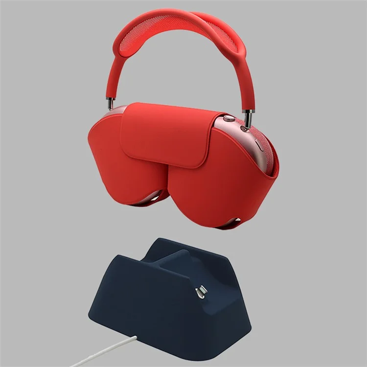 Silicone Charging Desktop Stand for Airpods Max - Navy Blue