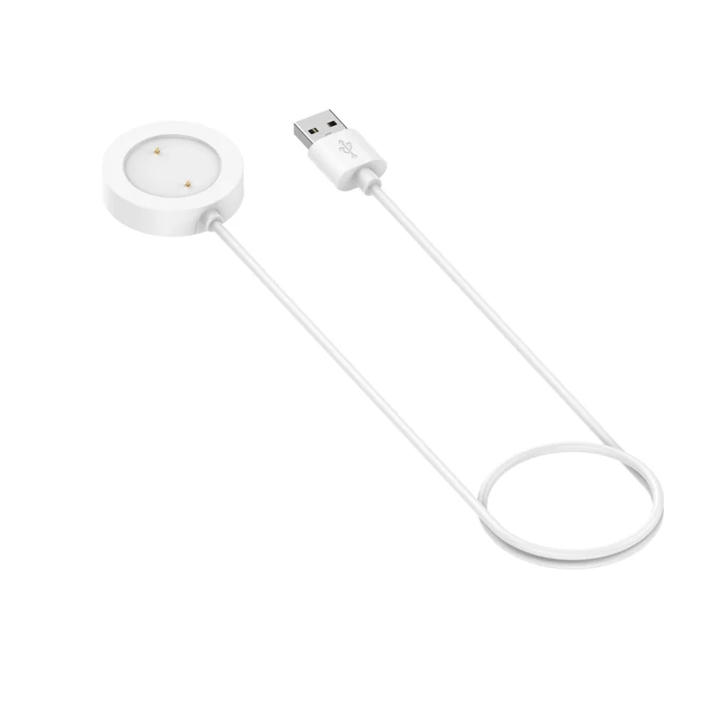 1.0M USB Charger Adapter Charging Dock Cradle Cable for Xiaomi Mi Watch Color Sport - White
