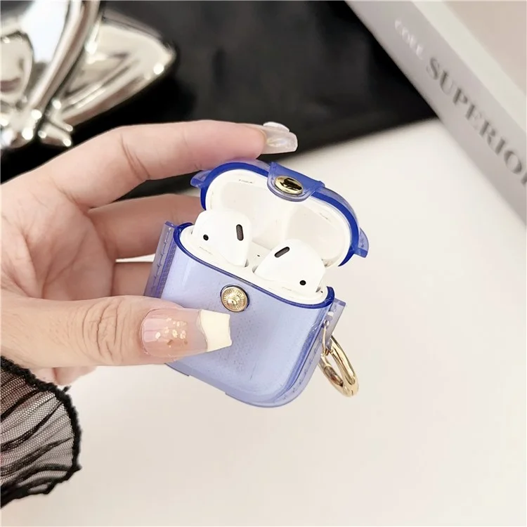 Für Apple AirPods mit Ladecase (2016) / (2019) / Apple AirPods mit Wireless Charging Case (2019) Schutzhülle - Blau